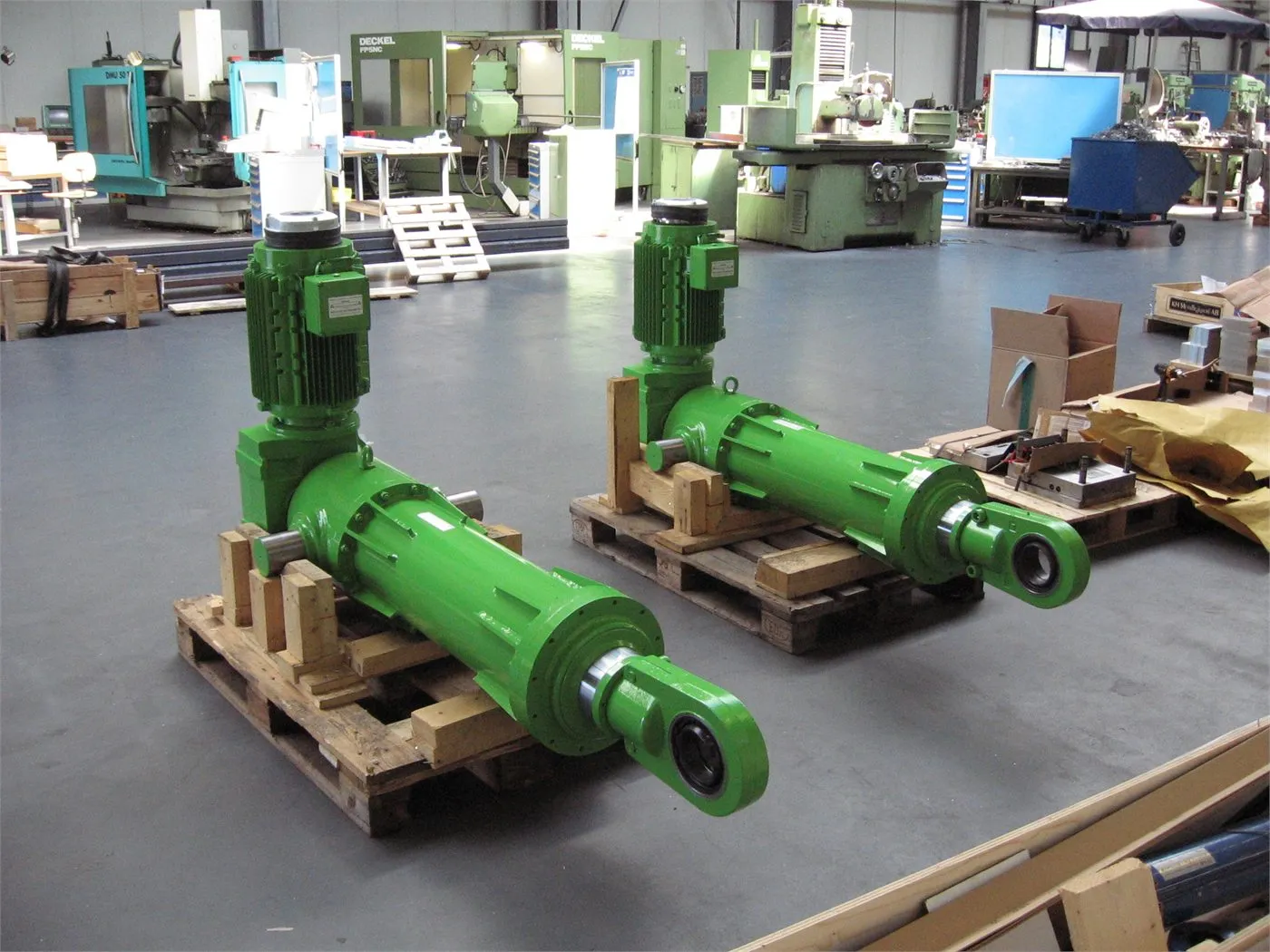 Foundry & steelworks technology: application image 11 with electric actuator