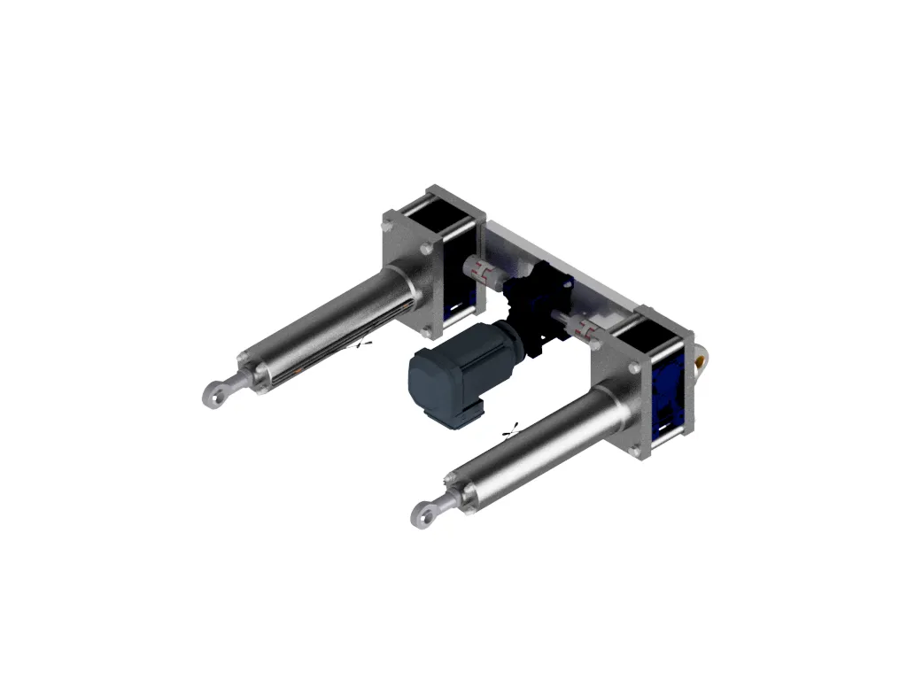 Retrofit replacement of an electric linear actuator with an adapted interface for an existing system